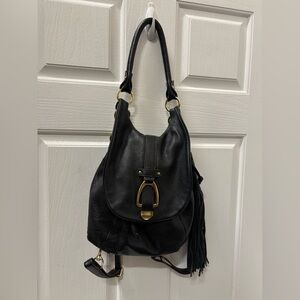 G.I.L.I. Black Backpack with Gold Accents
